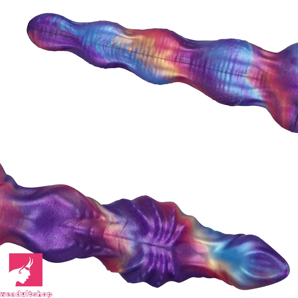 13.38in Dual Heads Knot Silicone Big Long Monster Dildo For Cock Toy