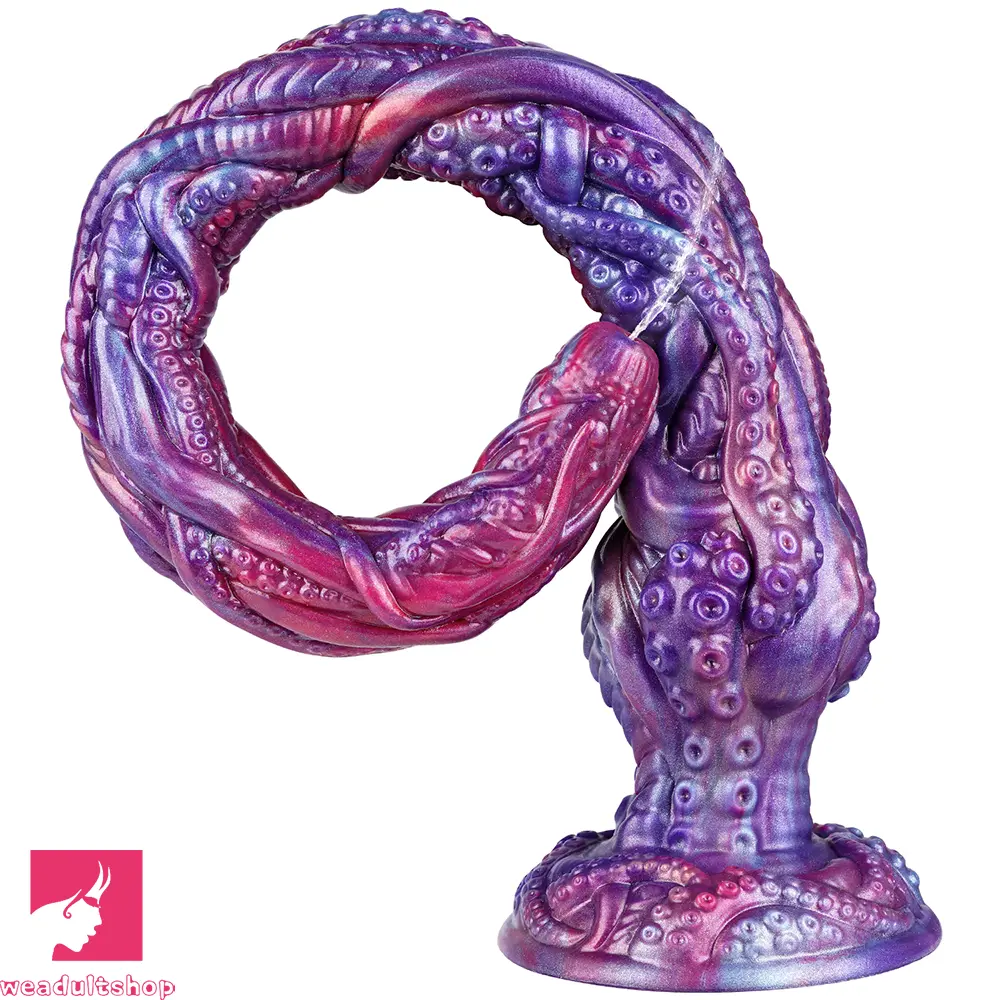 19.88in Huge Long Squirting Tentacle Monster Silicone Fantasy Odd Dildo