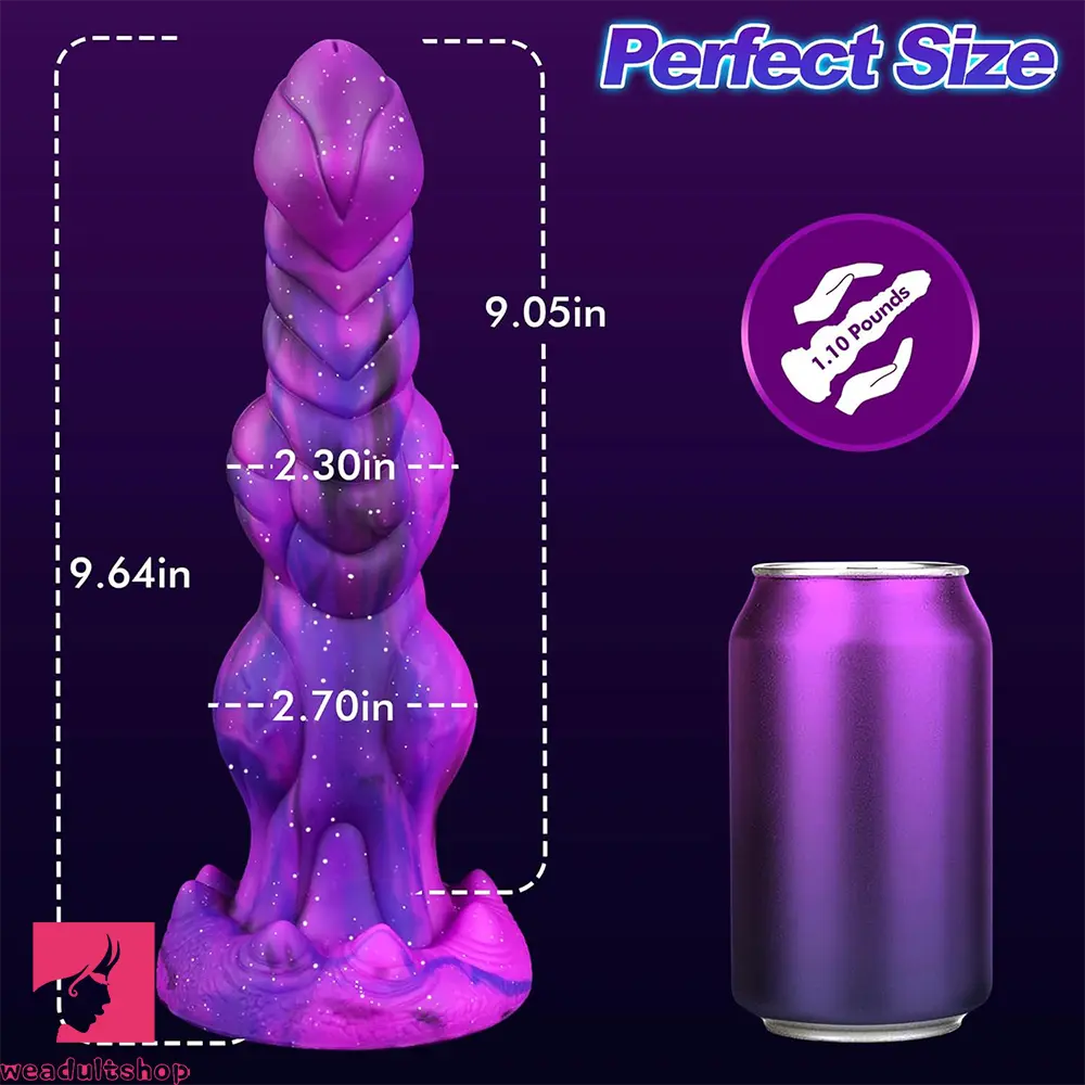 9.64in Knot Monster Silicone Big Soft Dildo For Immersive Experience Toy