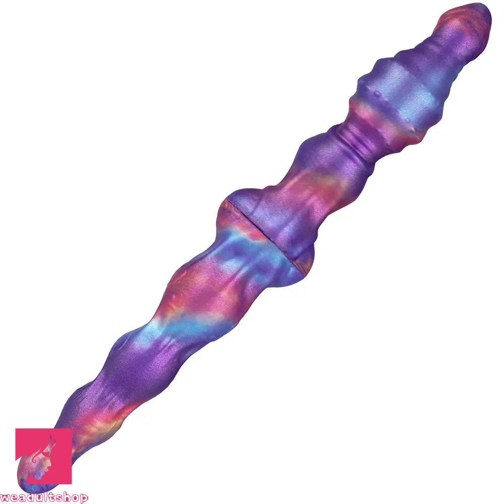 13.38in Dual Heads Knot Silicone Big Long Monster Dildo For Cock Toy