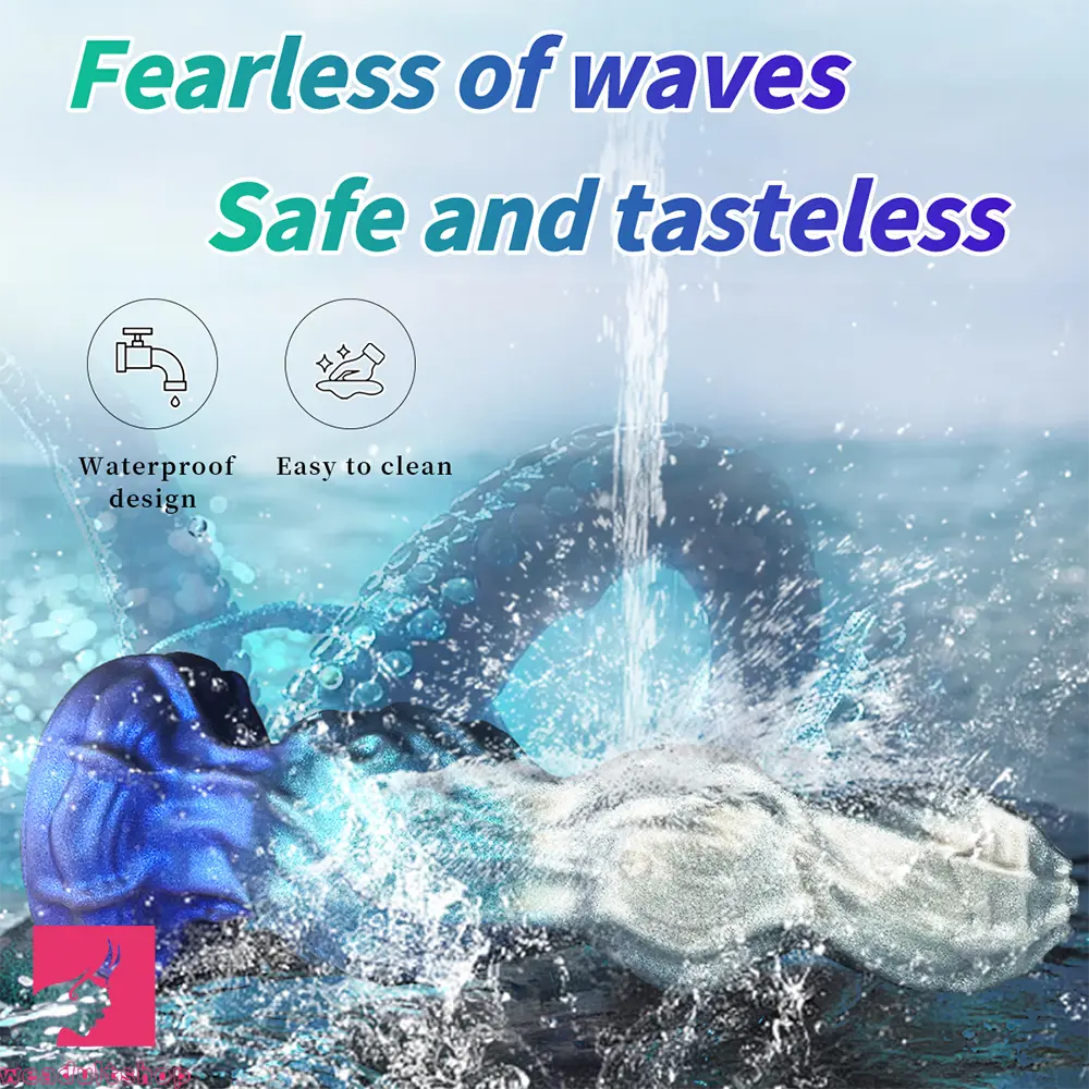 7.87in Tentacle Fantasy Knot Silicone Dildo Couple Intimacy Game Cock