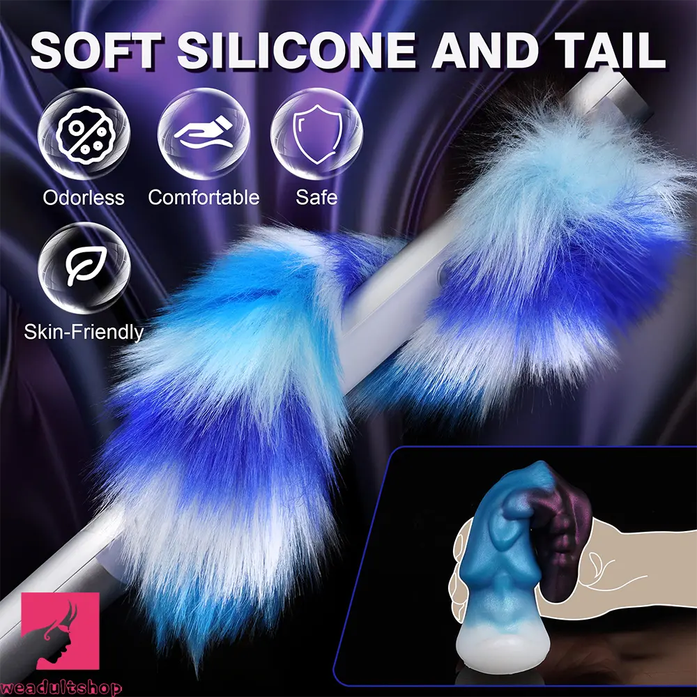 5.51in Soft Silicone Anal Tail Monster Dildo Lgbt Friendly Fantasy Love