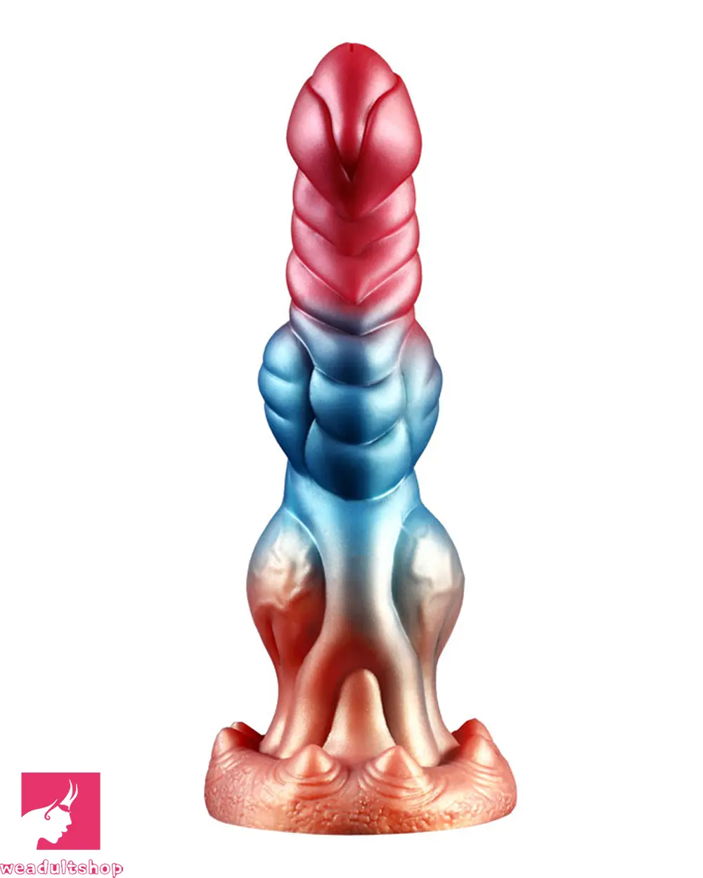 9.84in Auto Vibrating Telescopic Heating Shock Monster Remote Dildo