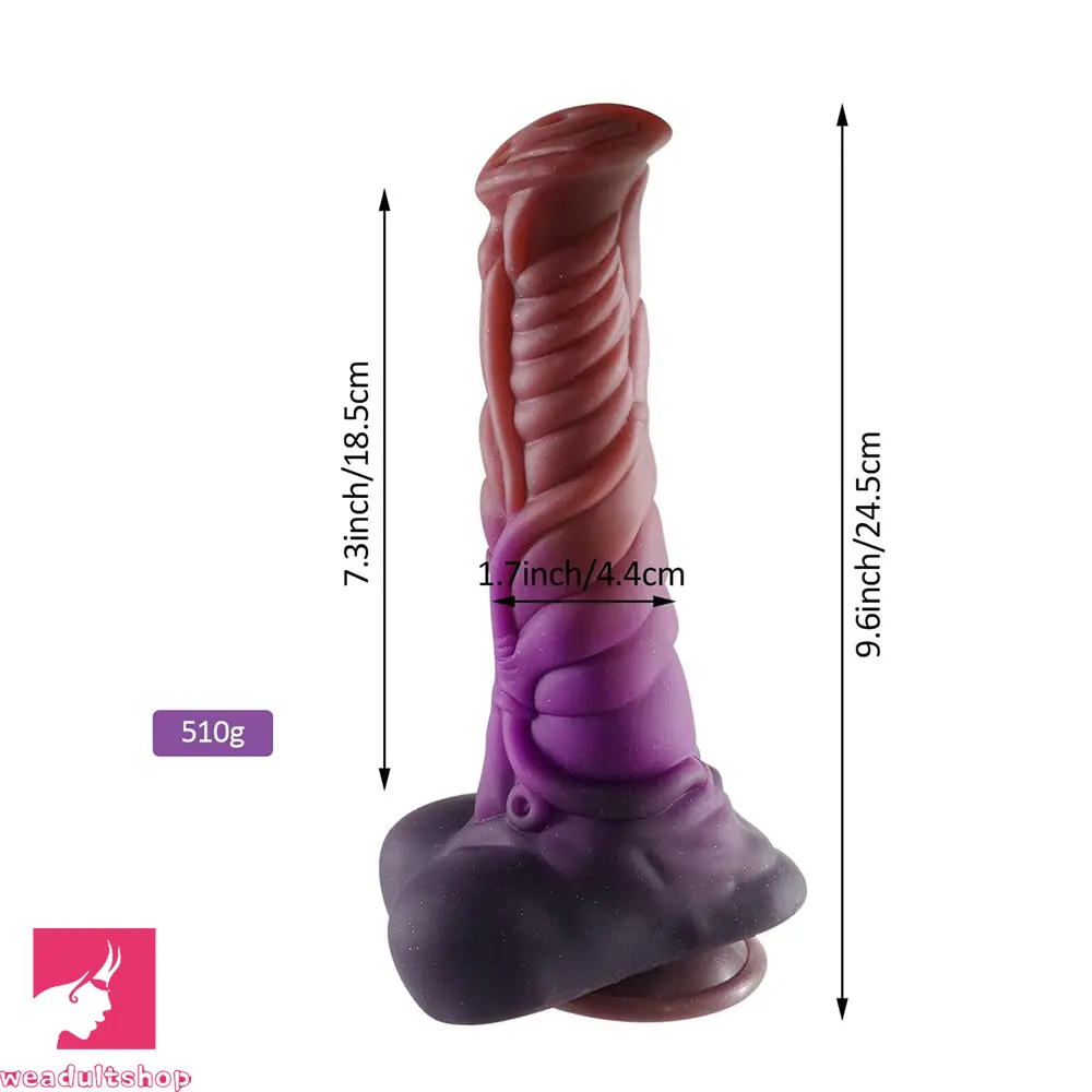 9.6in Horse Cock Fantasy Monster Big Dildo For Stimulation Women Men