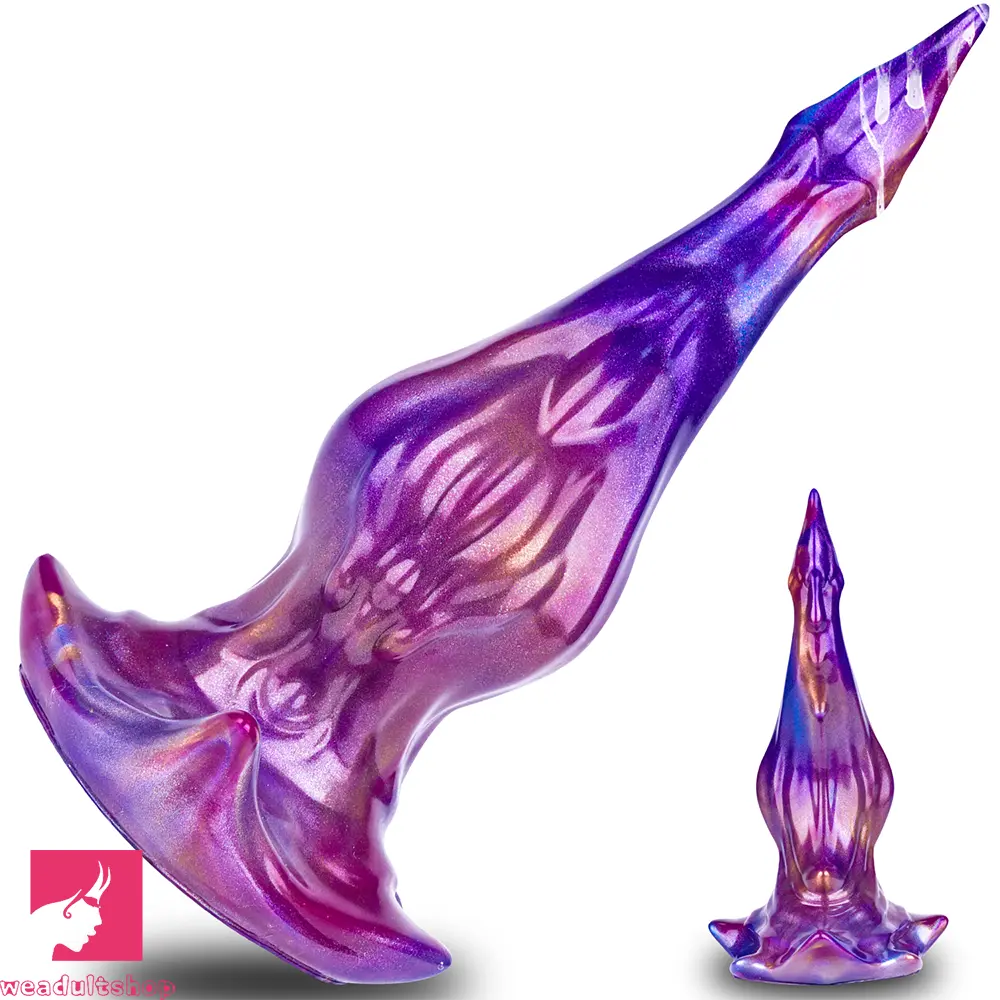 9.25in Knot Monster Silicone Dildo For G-Spot & Anal Stimulation Female