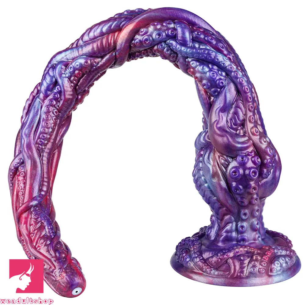 19.88in Huge Long Squirting Tentacle Monster Silicone Fantasy Odd Dildo