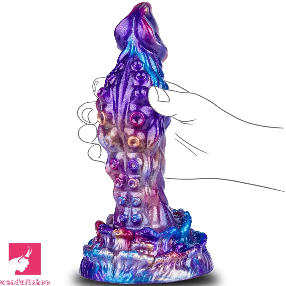 7.48in Tentacle Silicone Soft Dildo For Non-Electric Adult Intimate Cock
