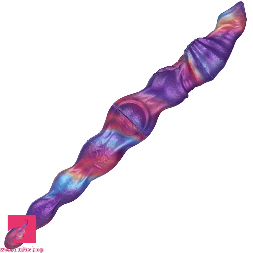 13.38in Dual Heads Knot Silicone Big Long Monster Dildo For Cock Toy