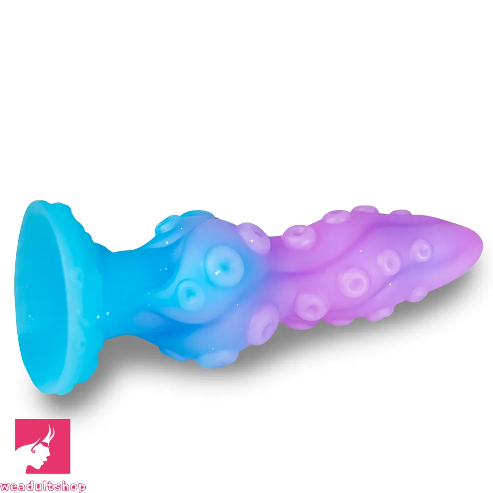 8.26in Fantasy Monster Tentacle Knot Silicone Soft Dildo For Feeling Adult