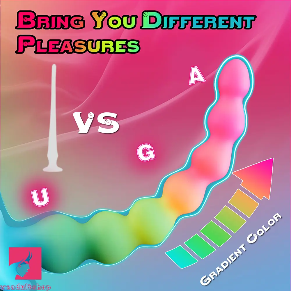 14.17in Long Beads Silicone Soft Luminous Dildo Adult Pleasure Sex Cock