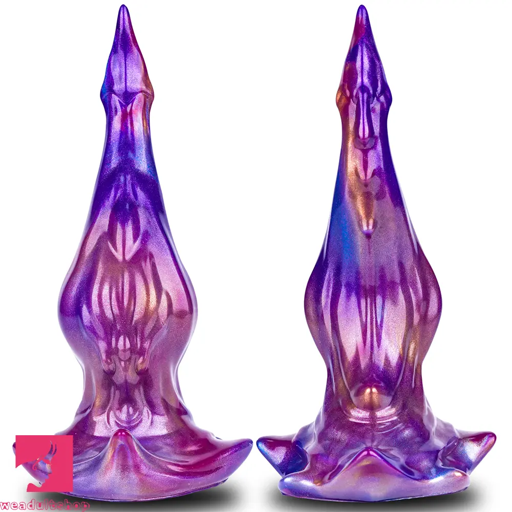 9.25in Knot Monster Silicone Dildo For G-Spot & Anal Stimulation Female