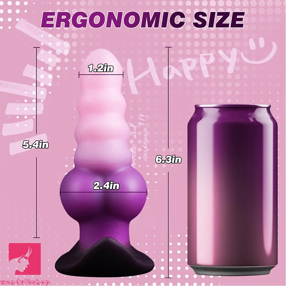 5.3in 6.3in 7.28in Anal Beads Wearable Silicone Dildo For Adult Love Toy