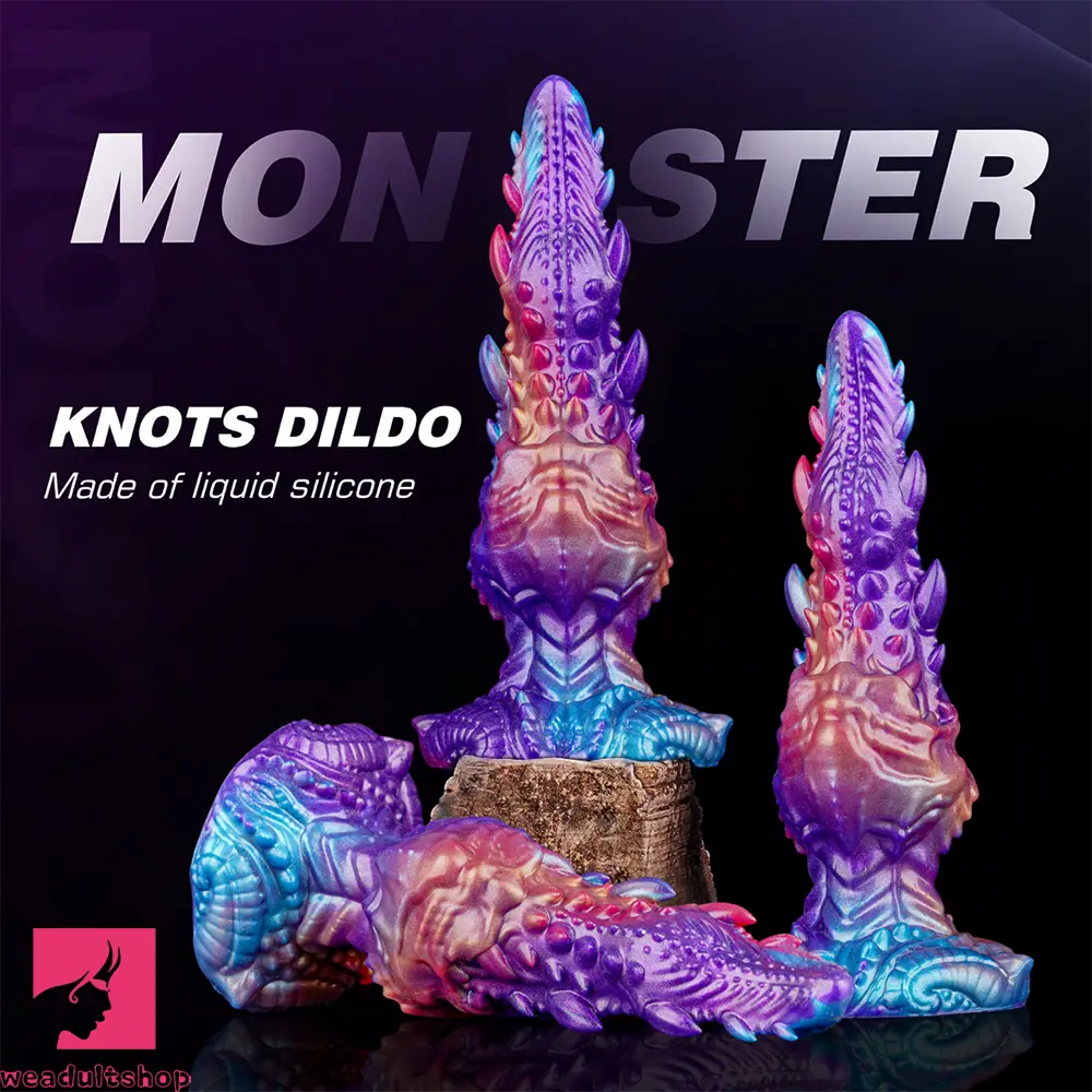 8.26in Big Fantasy Creature Silicone Dildo For Same Sex Couples Love