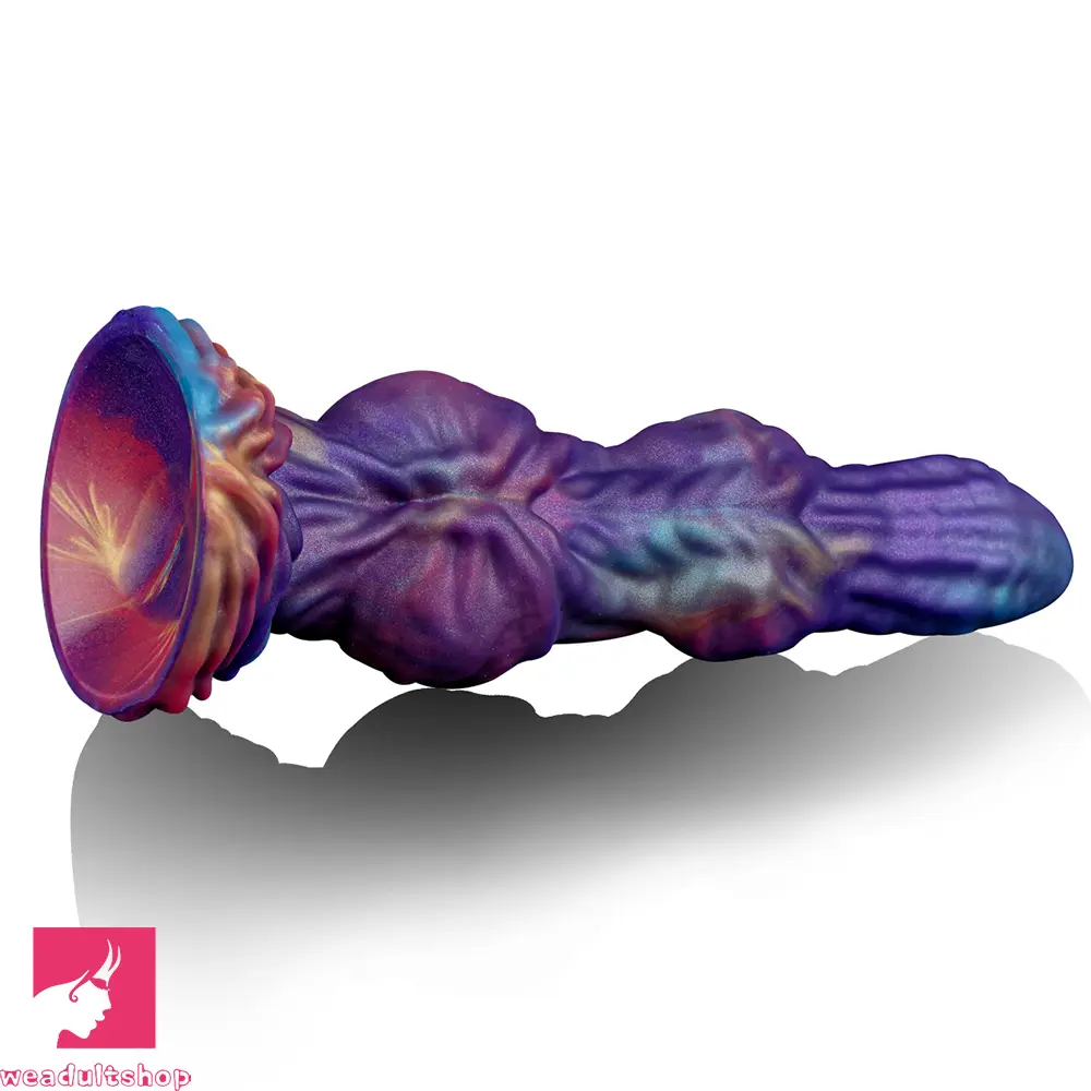 9.05in Monster Knot Silicone Big Dildo Couple Sex Game Texture Feeling