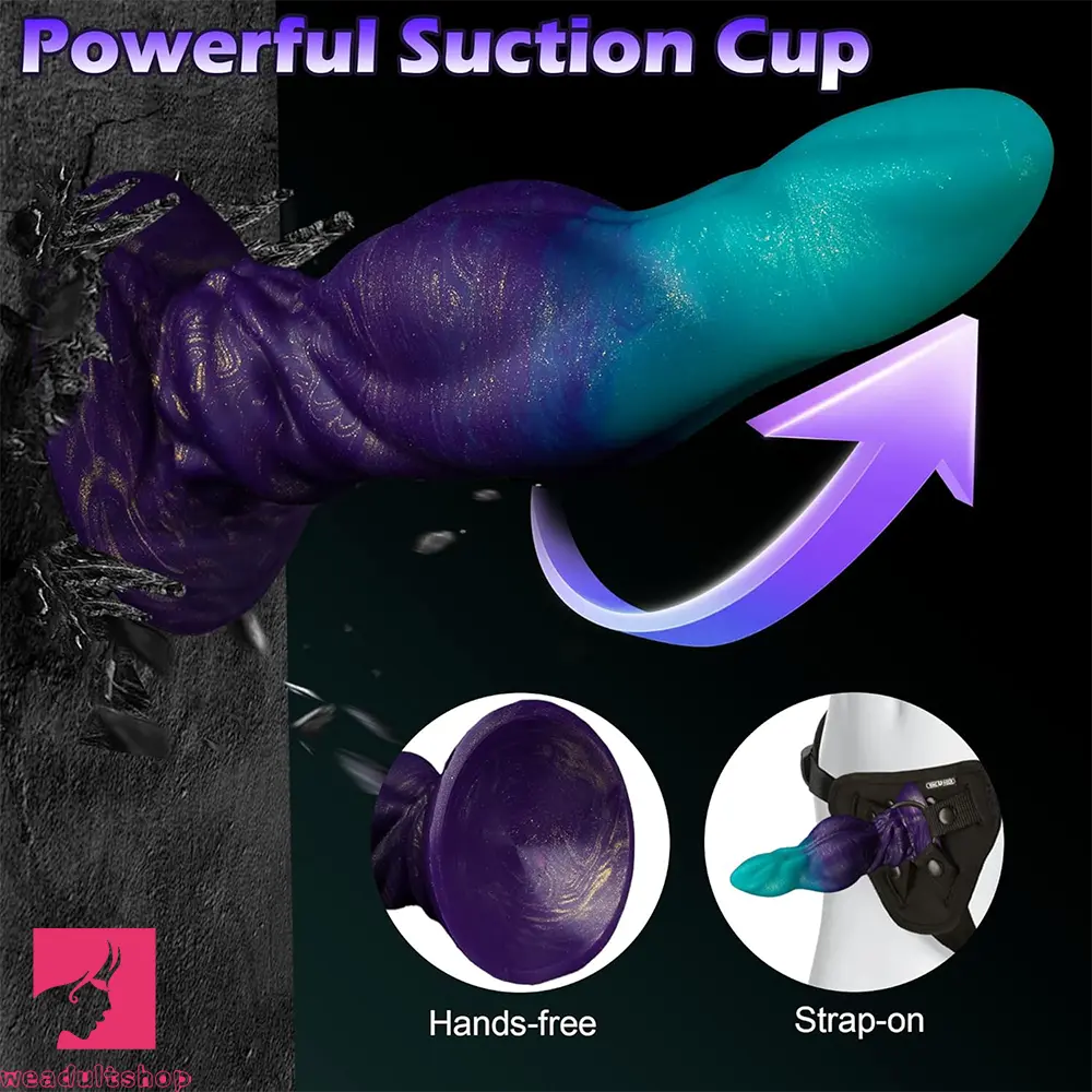 6.69in Knot Silicone Soft Fantasy Monster Dildo Simulation Cock Sex Toy
