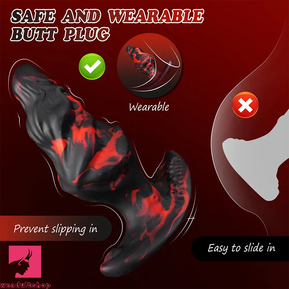 6.5in Wearable Silicone Soft Dildo For Female G-Spot Adult Penis Sex Toy