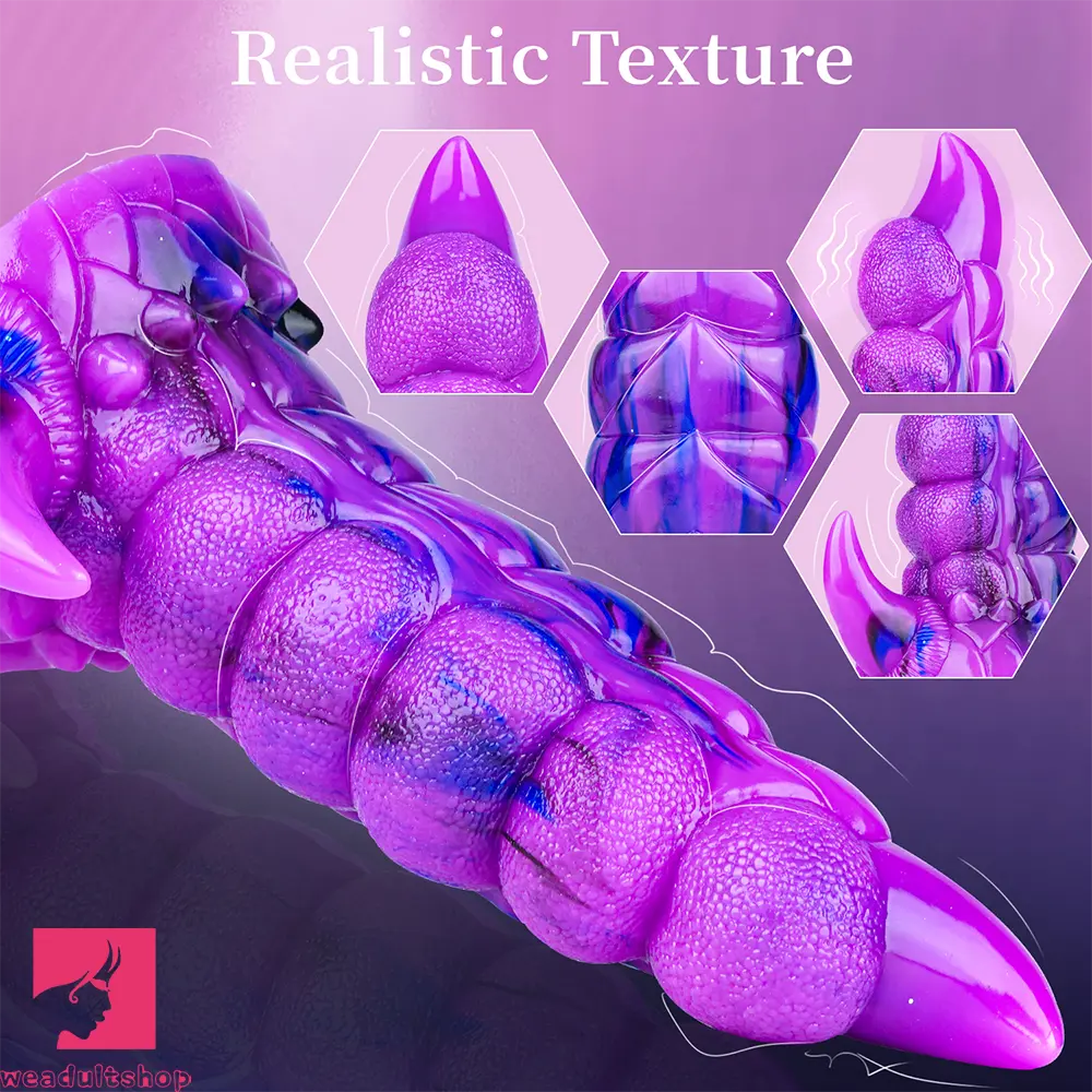 8.26in Tentacle Vibrating Remote Control Dildo Erotic Stimulation Feeling