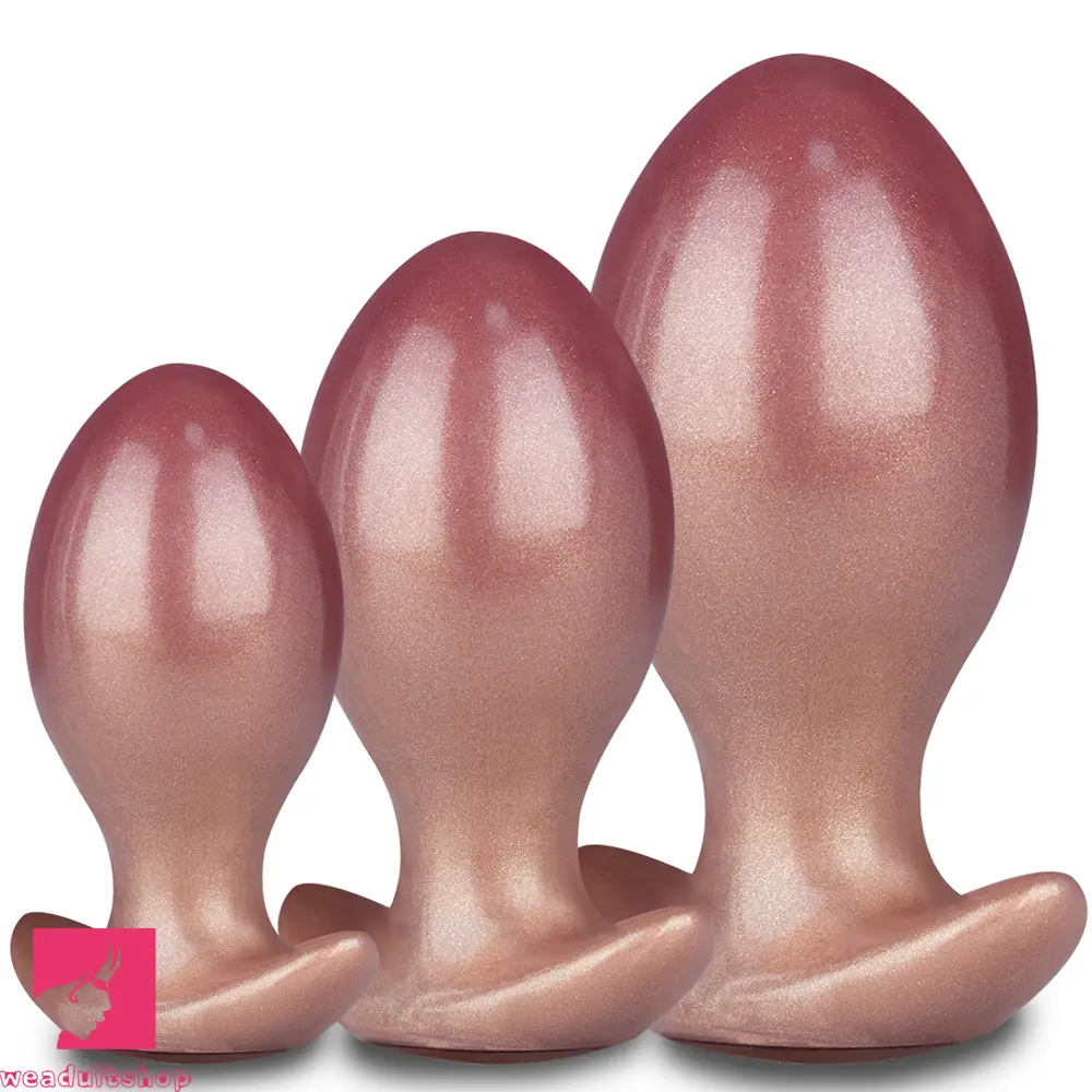 3.74in 4.33in 5.11in Anal Ball Butt Plug Dildo Female Pleasure Penis Sex Toy