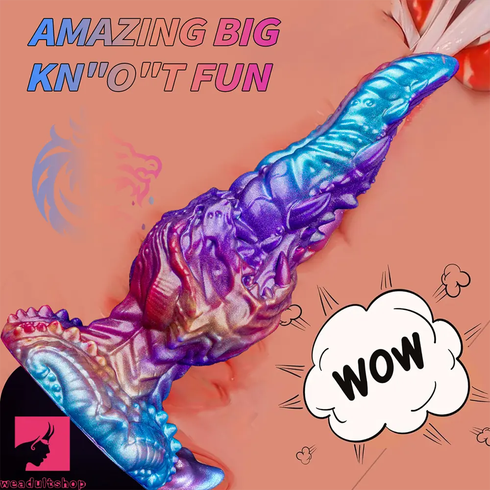 8.26in Big Fantasy Creature Silicone Dildo For Same Sex Couples Love