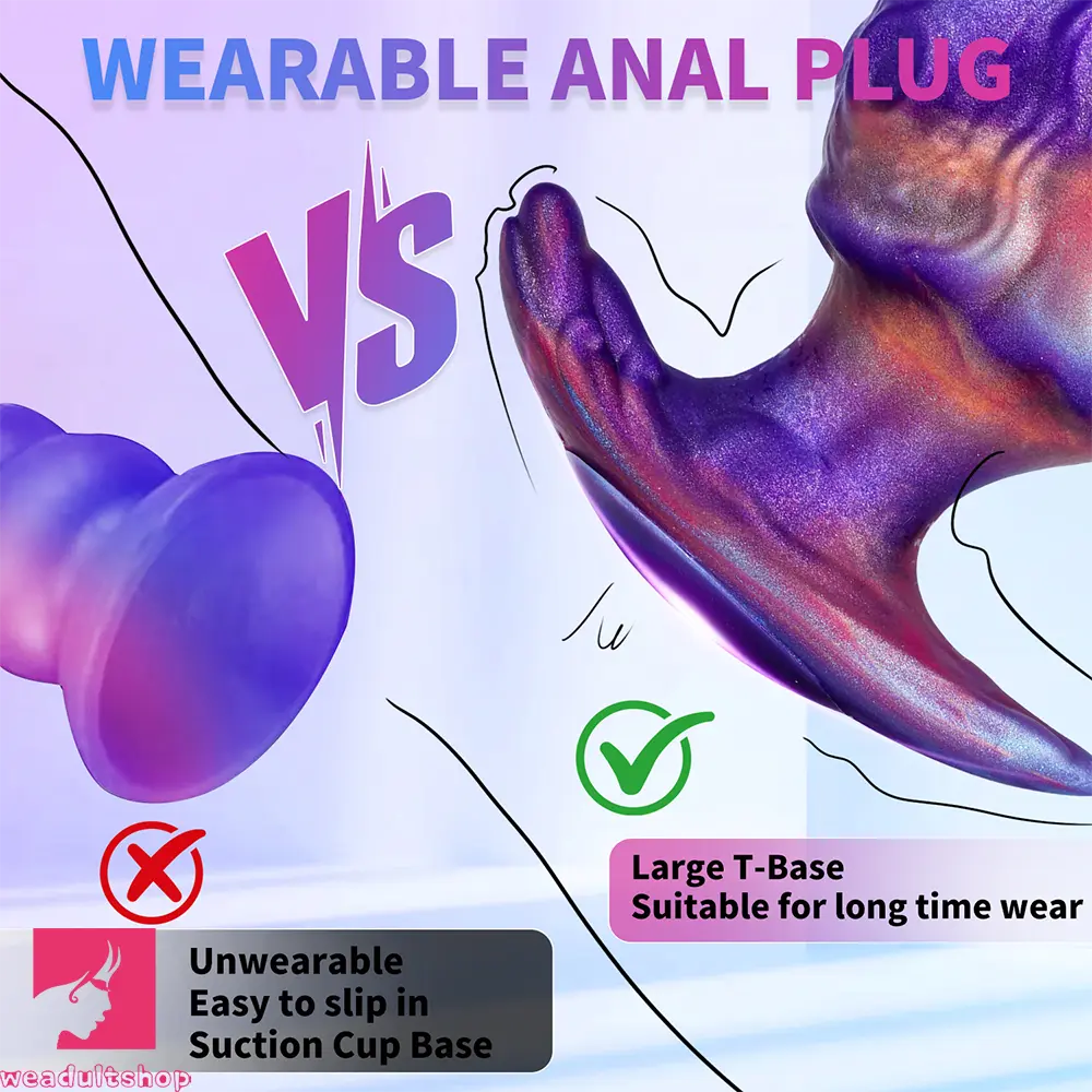 4.92in Tentacle Monster Silicone Soft Dildo Non-Electric Intimate Cock