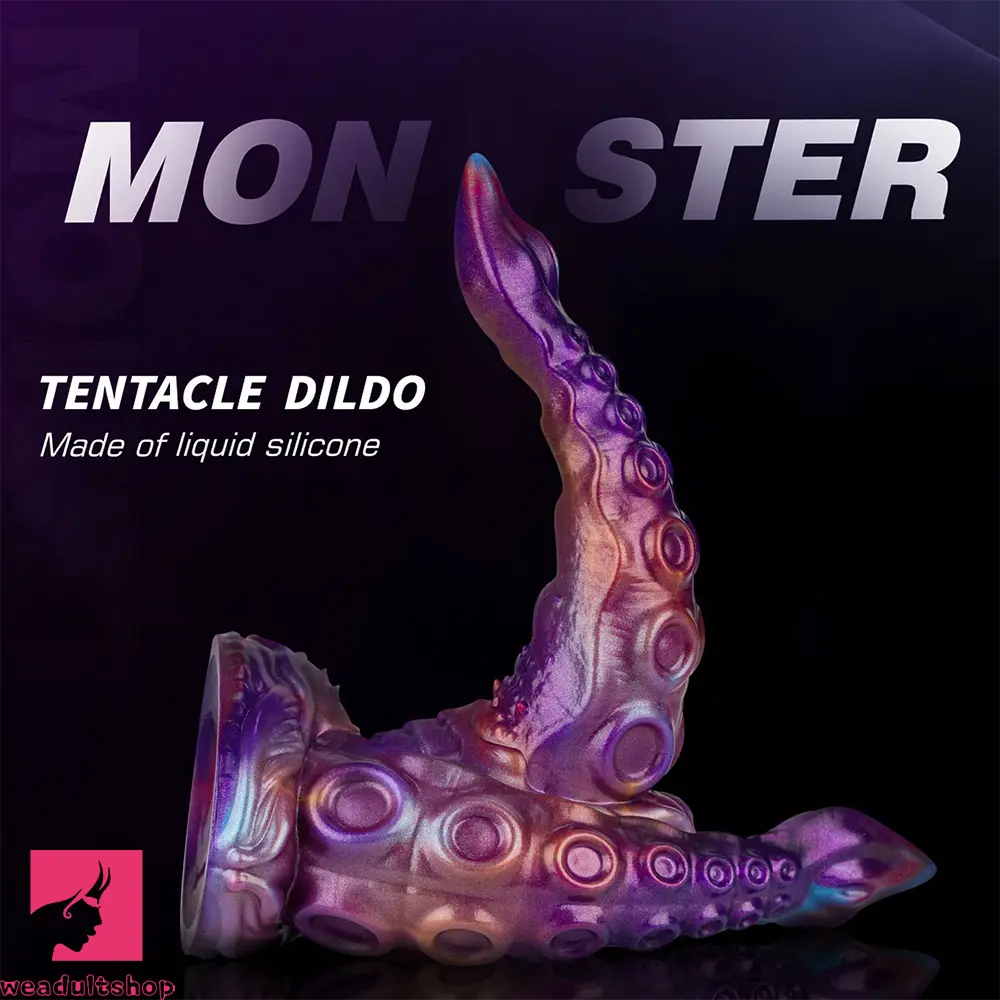 8.46in Monster Tentacle Silicone Soft Dildo Perfect For Beginners Dilator