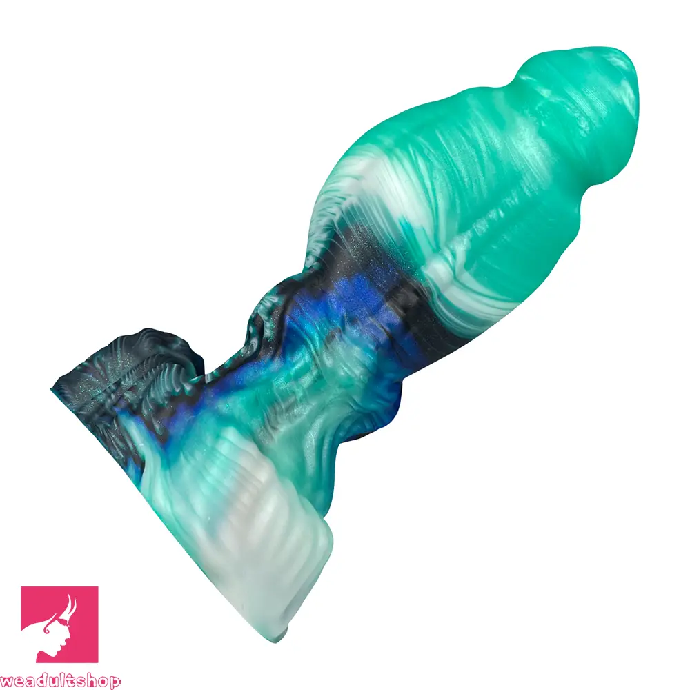 6.49in Fantasy Creature Knot Silicone Dildo with Suction Cup Feeling Toy
