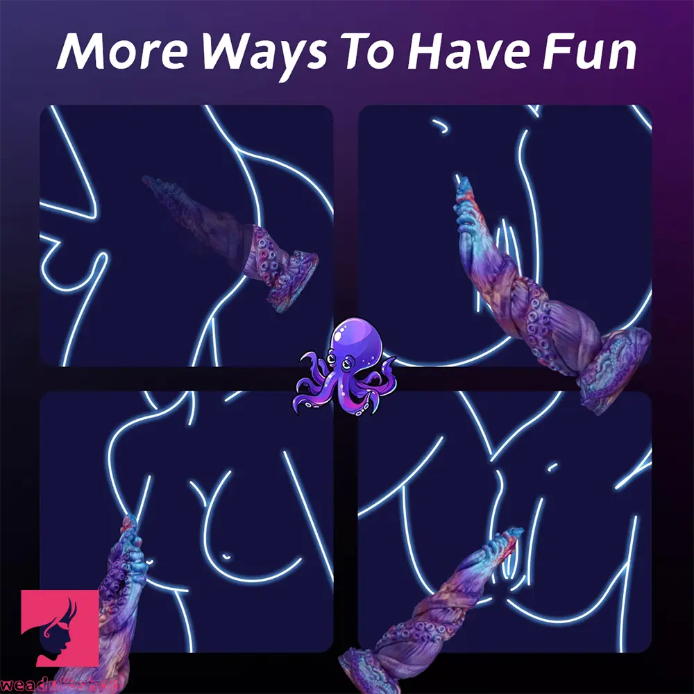 9.84in Tentacle Fantasy Big Dildo For G-Spot Stimulation Cock Masturbation