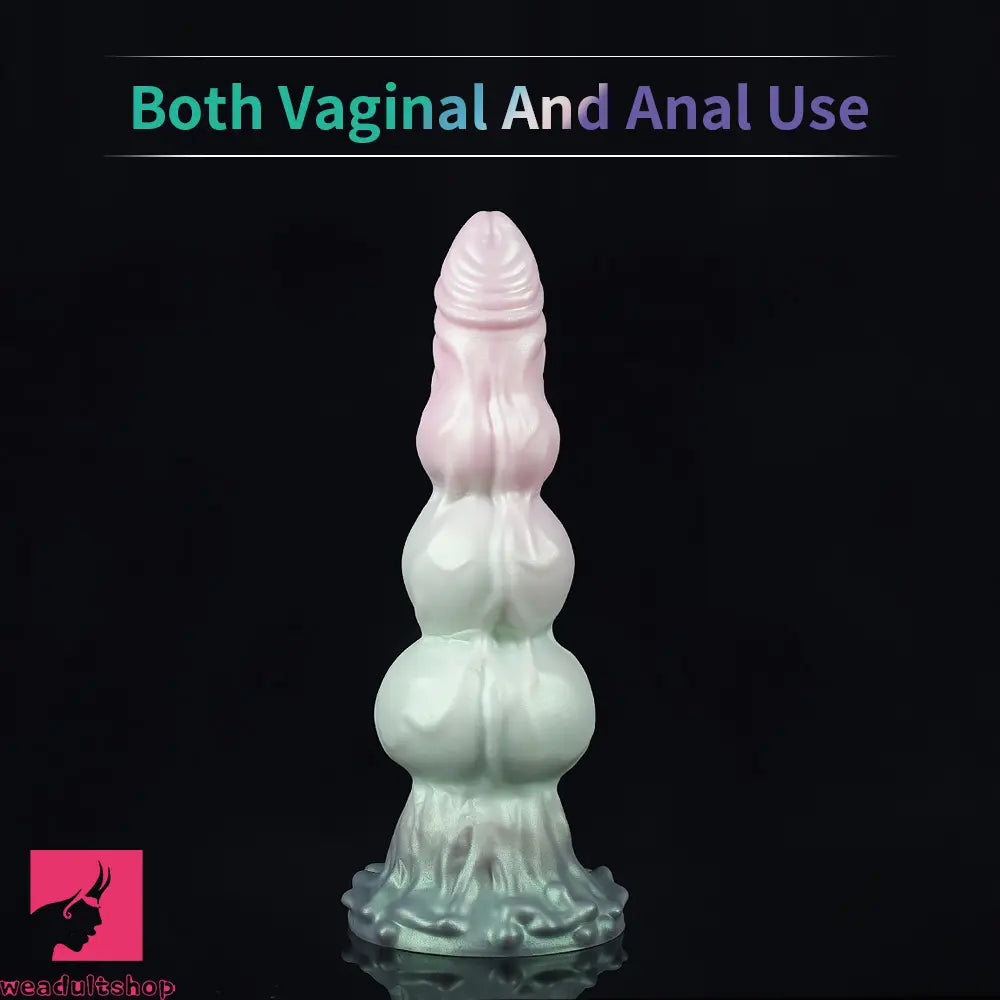 9.84in Knot Design Silicone Soft Big Silicone Large Fat Suction Cup Dildo