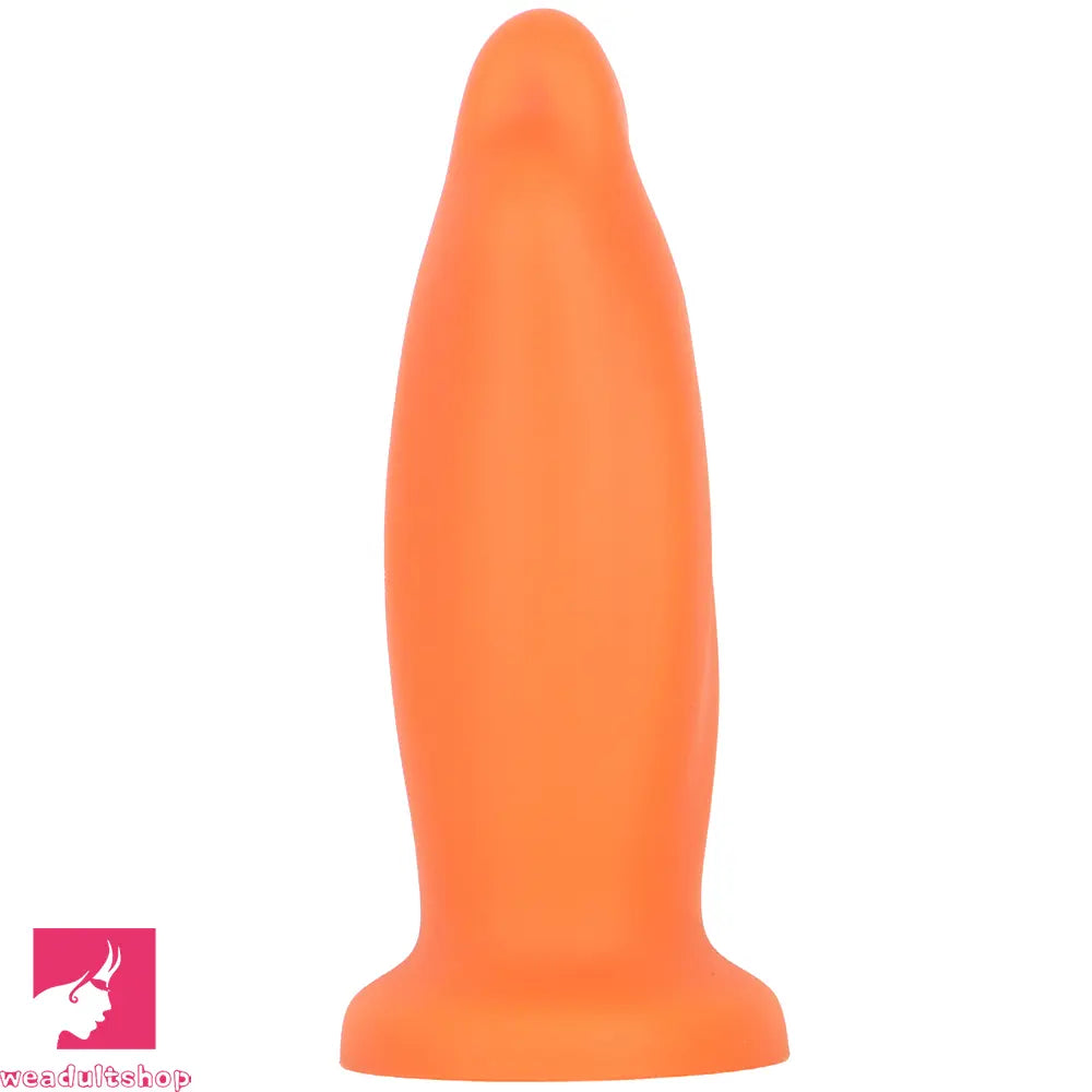 7.67in Liquid Silicone Thick Soft Dolphin Animal Dildo For Cock Orgasm