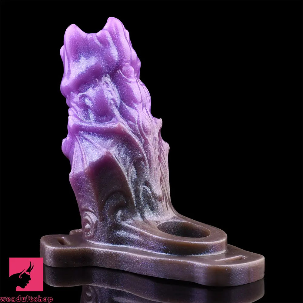 5.39in Scary Dragon Beast Creature Hollow Dildo Sleeve With Cock Ring