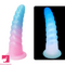 7.28in Luminous Soft Silicone Fantasy Dildo Silicone Dick For Anal Prostate