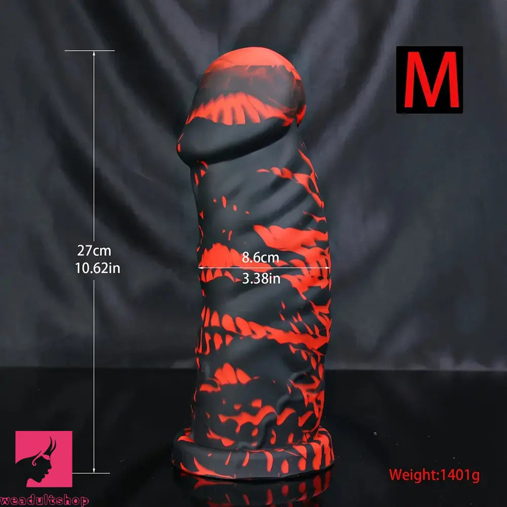 8.85in 10.62in 11.81in Silicone Mushroom Head Bold Thick Anal Fantasy Dildo