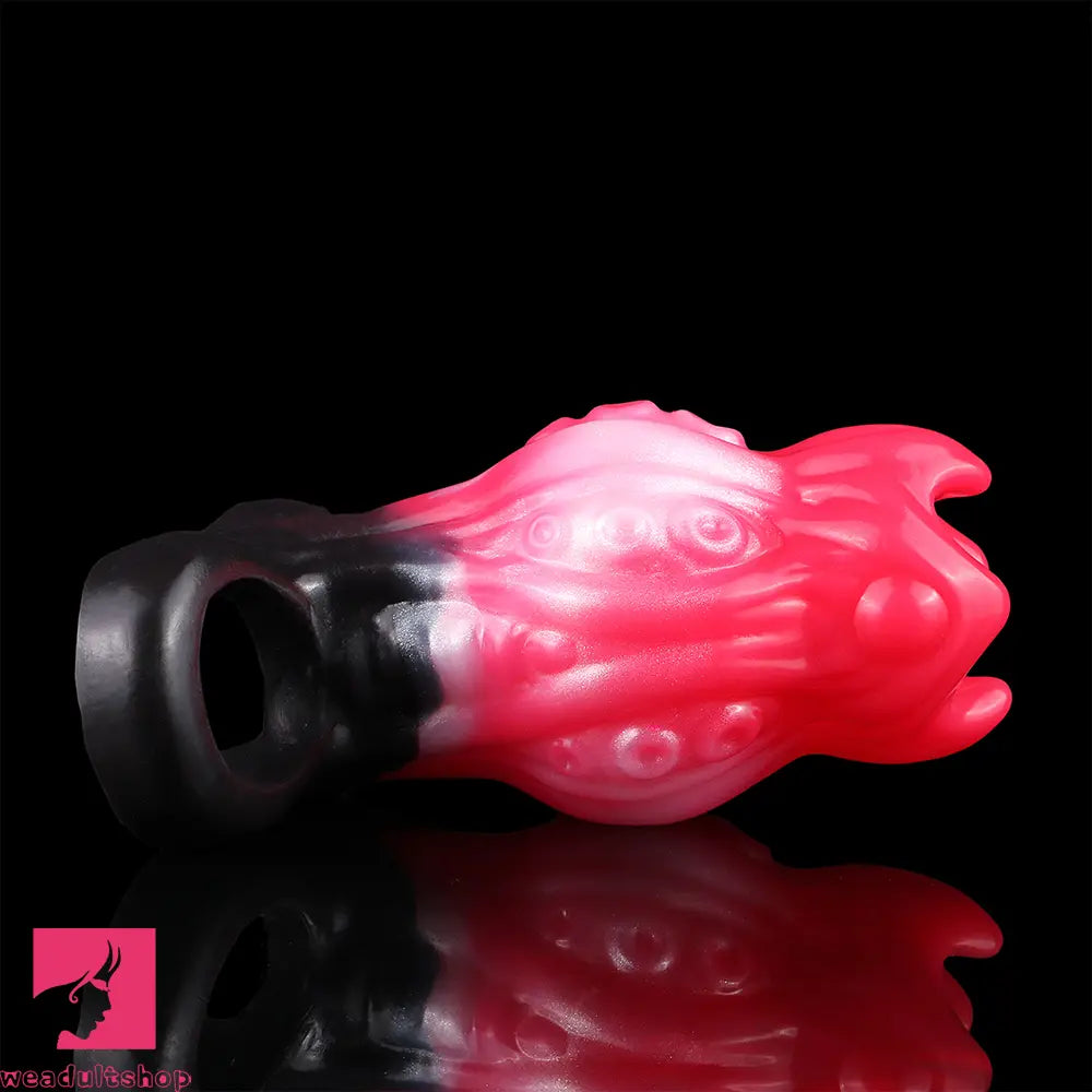 4.4in 5.11in 5.86in Fantasy Tentacle Silicone Dildo Sleeve Crown Top Quality