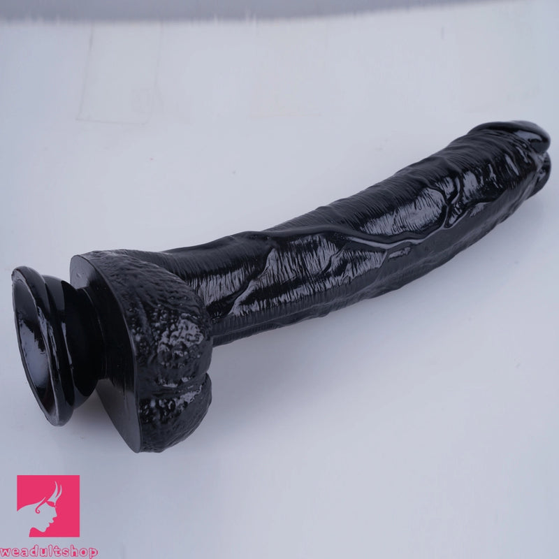 11.41in Long Curved Milf Riding Dildo For Females Males Sex Orgasm