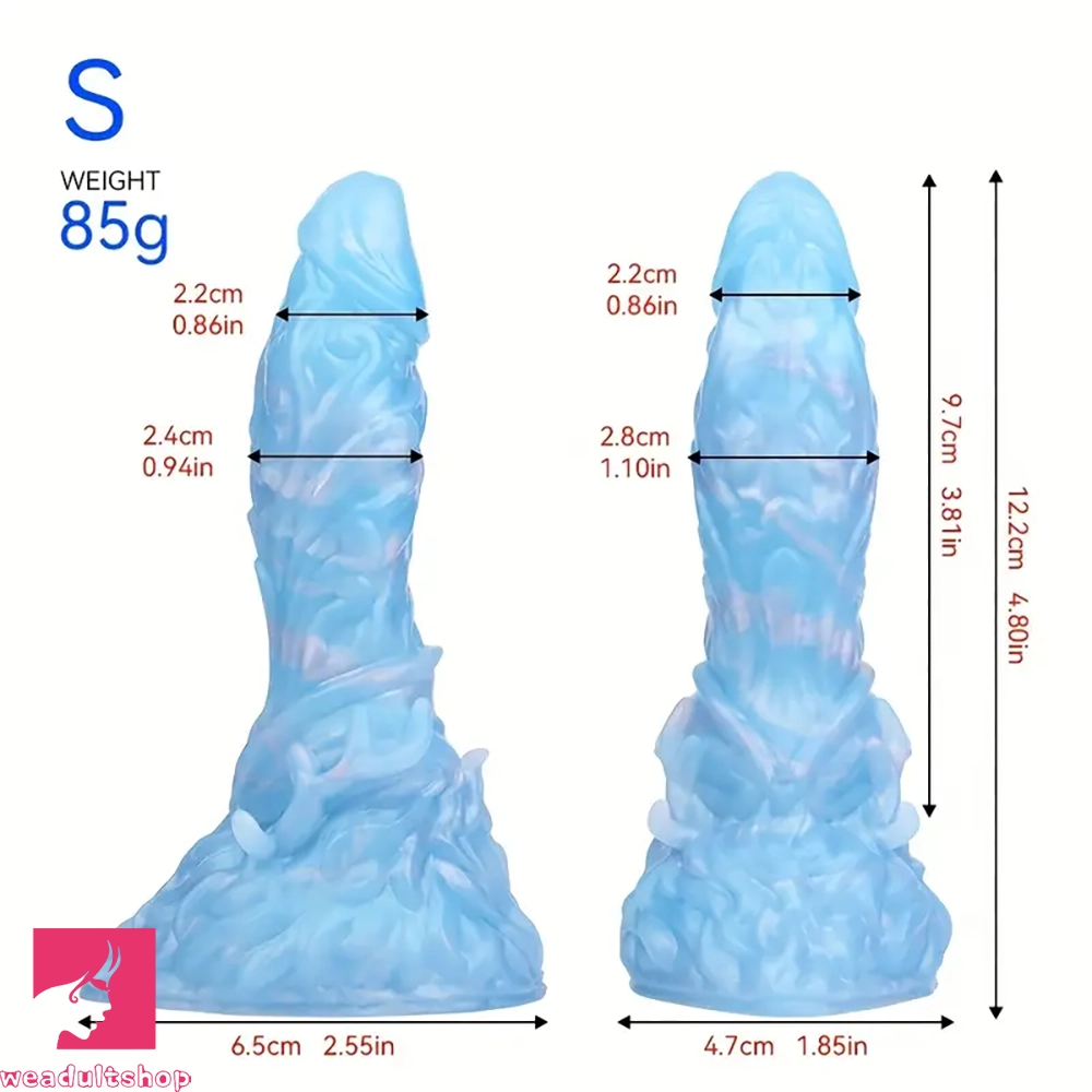 4.8in 5.98in 7.32in 8.46in Monster Anal Plug Silicone Dildo Cock Butt Plug