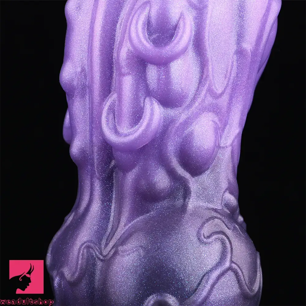9.05in Tentacle Knot Silicone Dual Density Monster Dildo Anal Stimulator