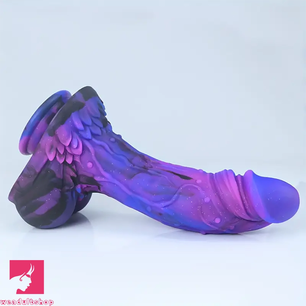 10.23in Starry Sky Big Prostate Dildo With Suction Cup Dragon Anal Plug