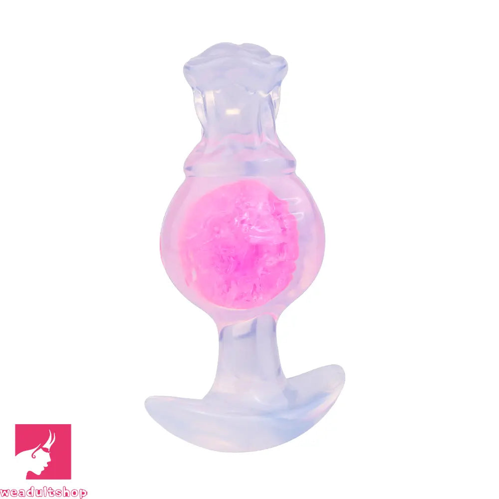 5.04in Silicone Anal Plug Vaginal Massager & Anus Stimulator Cock Toy