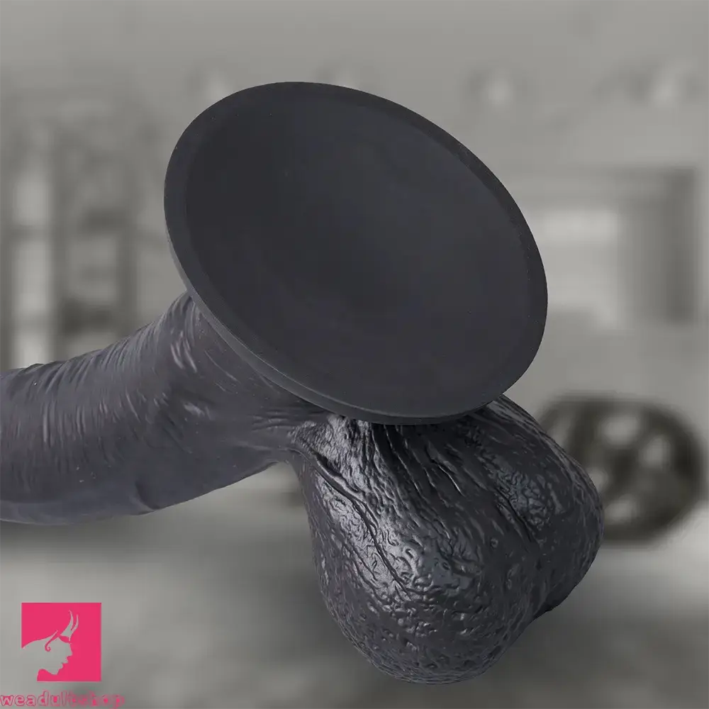9.06in Uncut Lifelike Soft Big Dildo Anal Sex Toy For Women Men Love Cock