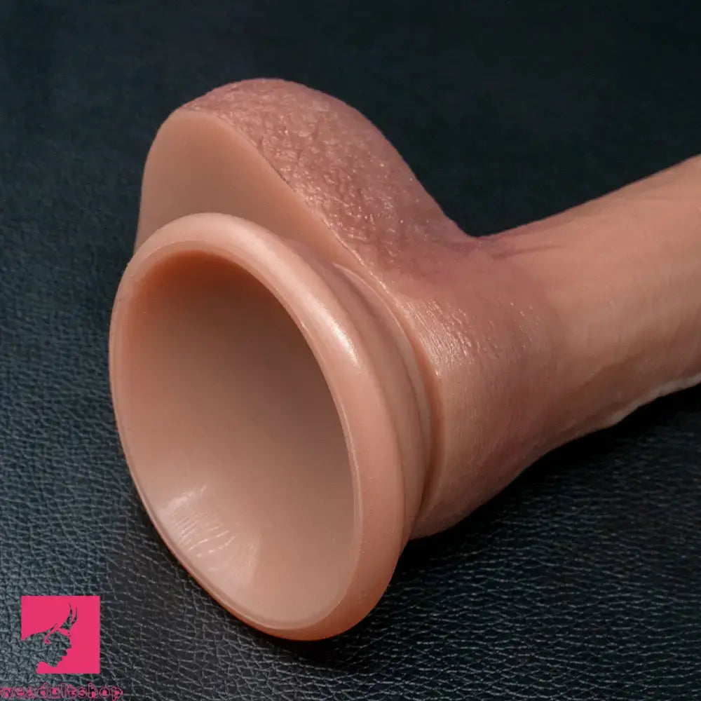 8.66in Strap on Silicone Soft Real Dildo Wearable Couple Masturbator