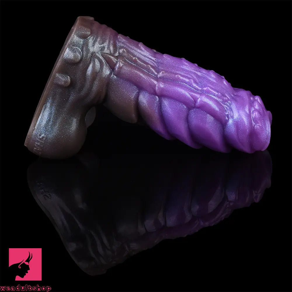 5.66in Dragon Spiked Beast Creature Fantasy Hollow Cock Dildo Sleeve