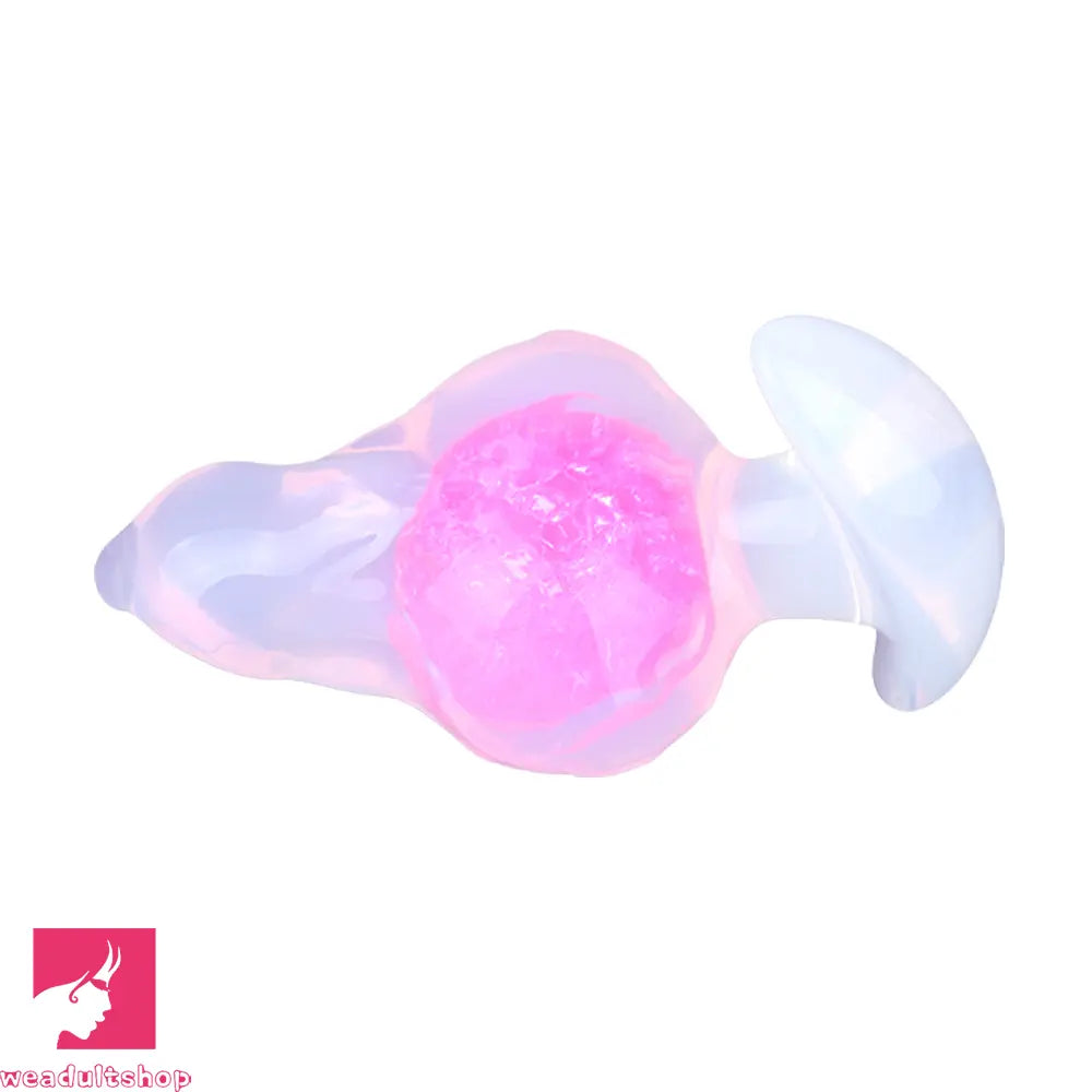 5.51in Luminous Silicone Anal Beads Dildo Anal Sex Toy For Women Sex