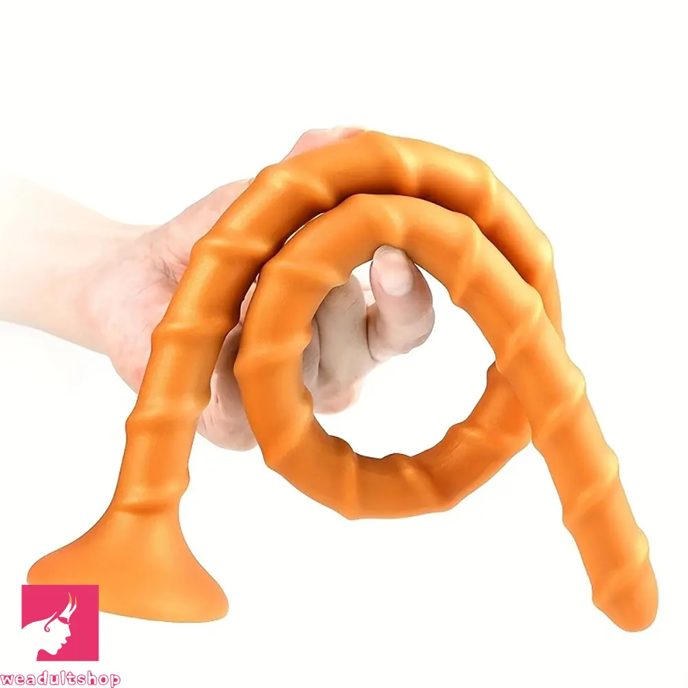 15.78in 19.28in 23.42in Extra-Long Silicone Male G Spot Dildo With Scale