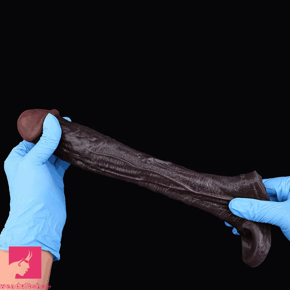 9.06in Elastic Penis Ring Dildo Sleeve For Male Couples Durable Sheath