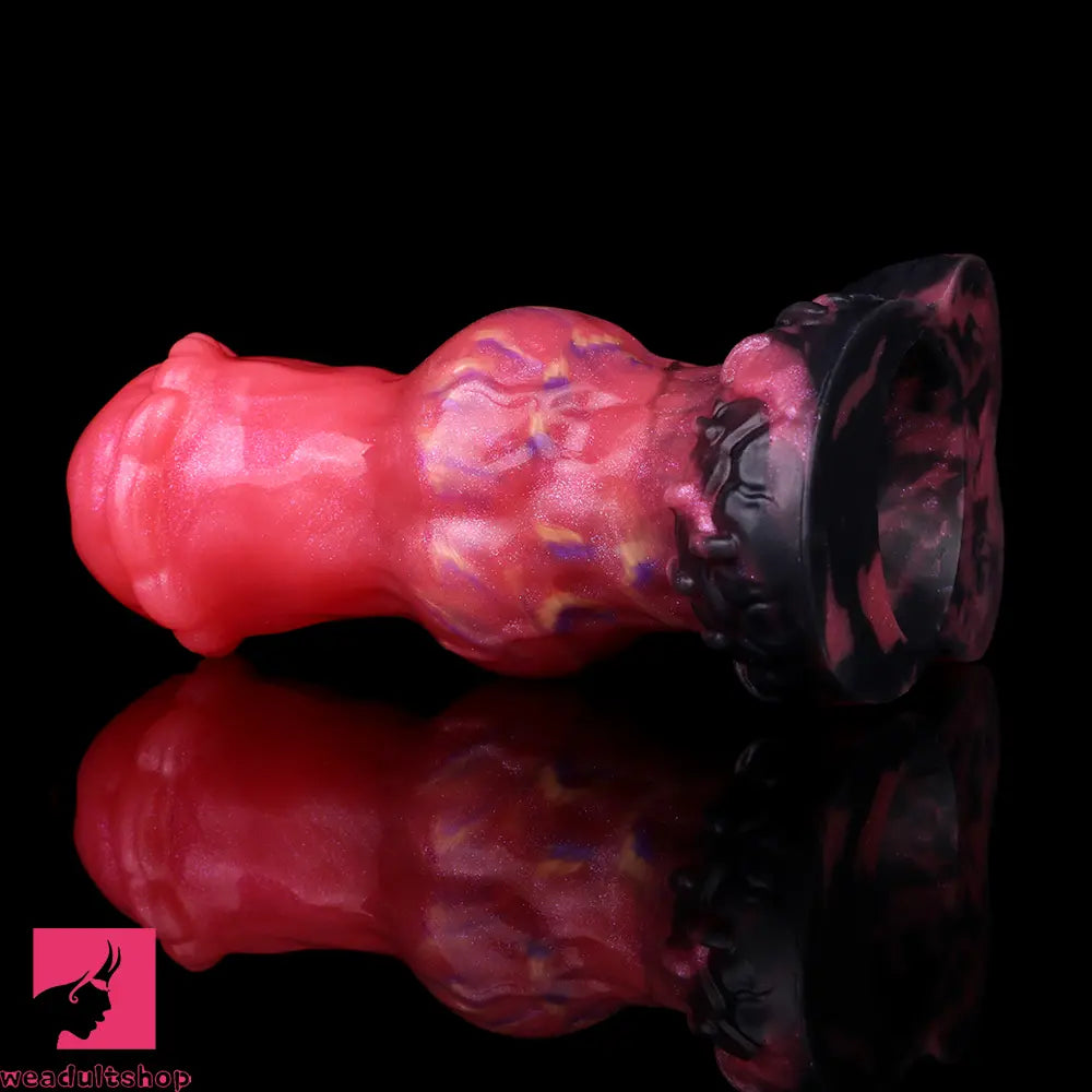 5.43in Horse Knot Silicone Fantasy Dildo For G Spot Sex Anal Toy Play