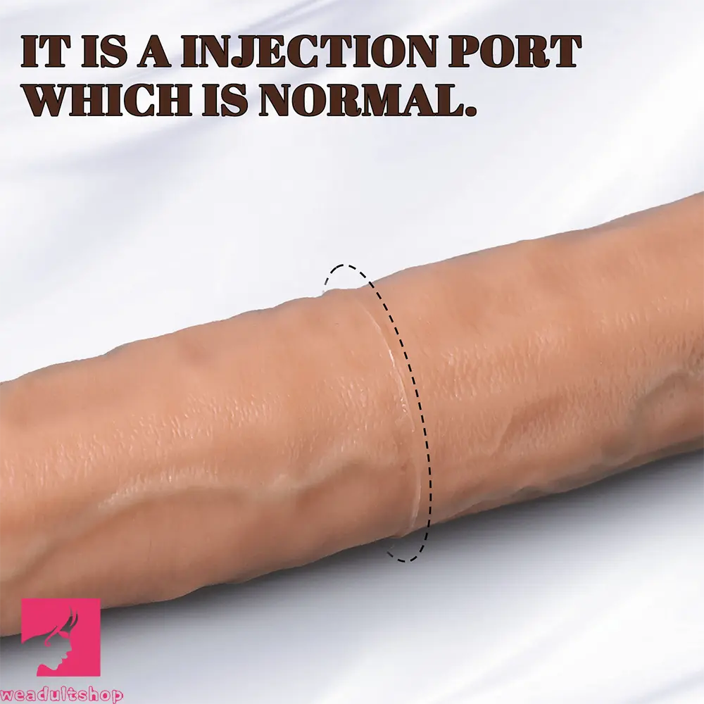 18.3in Dual Sided Dildo Soft Big Silicone Cock For Masturbation Aid