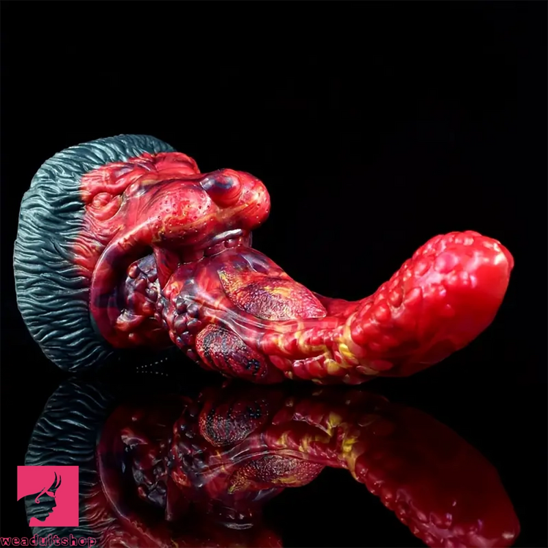 8.1in Soft Silicone Monster Dildo For Men Women Couple Skin Feel Butt Plug
