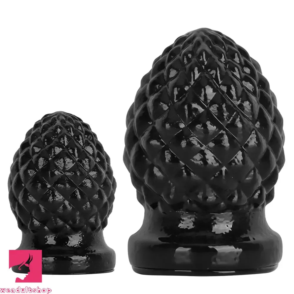 2.95in 4.52in Newbie Black PVC Cock Suction Cup Mini Anal Plug Dildo