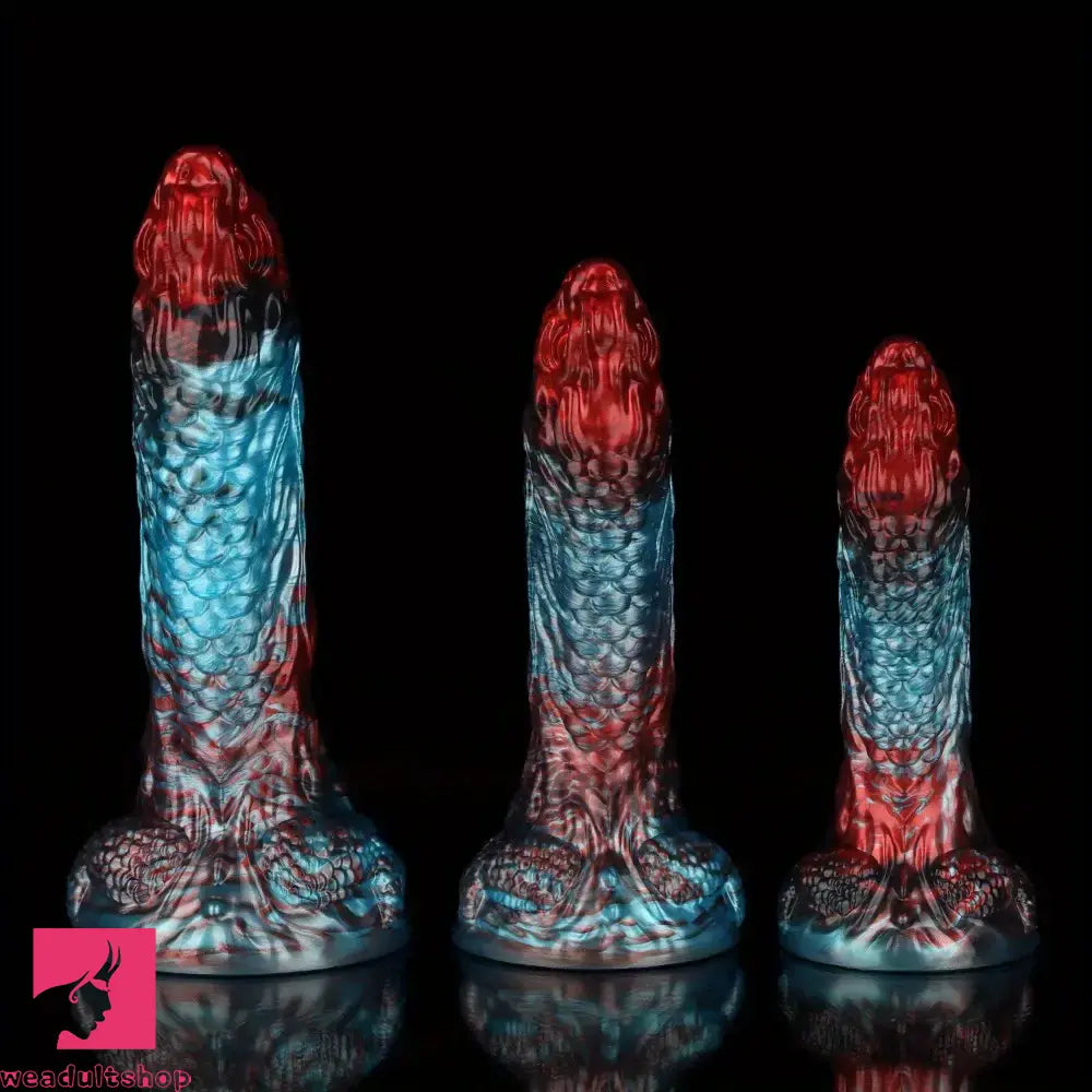 8.43in 10.23in Soft-on Hard Inside Silicone Fantasy Dragon Female Dildo