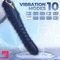 9.05in Thrusting Vibrating Silicone Vibrator Anal Dildo For Vaginal G Spot